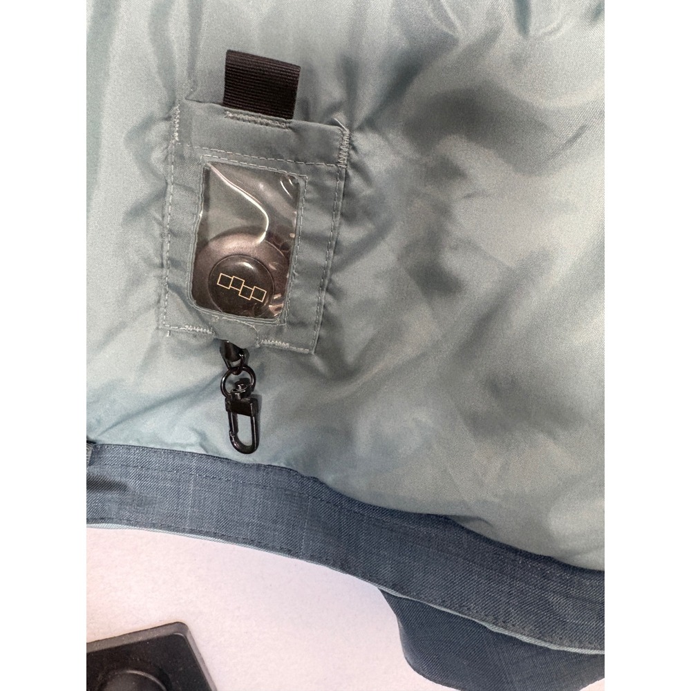 Foursquare Outerwear Mens Snowboard Jacket Large Colorblock Hooded Powder Skirt - Picture 8 of 15